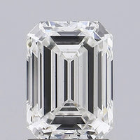Unique 2.33 CT Emerald Shape G Color SI1 Clarity Moissanite Diamond For Propose Ring