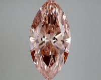 Luxury Of 3.42 CT Marquise Shape Fancy Vivid Pink Color VS2 Clarity Lab Grown Diamond For First Rain