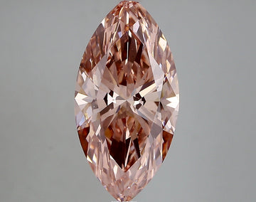 Luxury Of 3.42 CT Marquise Shape Fancy Vivid Pink Color VS2 Clarity Lab Grown Diamond For First Rain