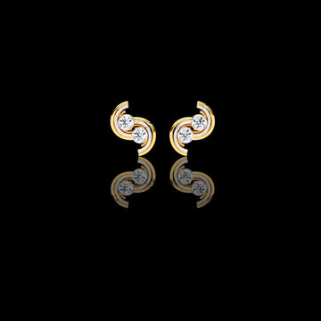 1.87 CT Sparkling Round Cut Moissanite Diamond Stud Earrings Stackable & Trendy For Her