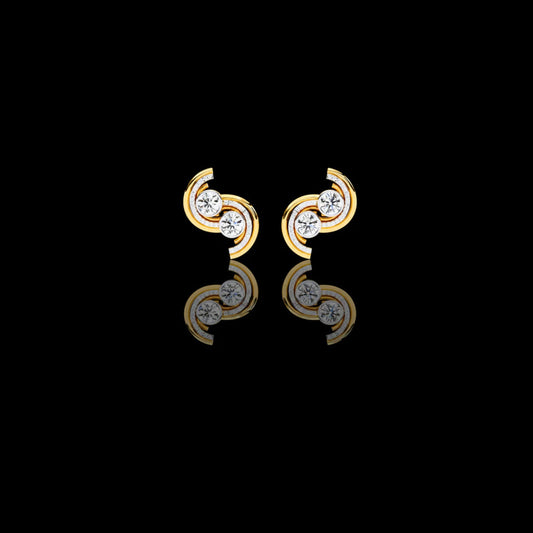 1.87 CT Sparkling Round Cut Moissanite Diamond Stud Earrings Stackable & Trendy For Her