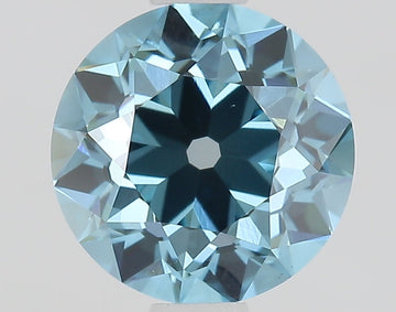 Stylish Fancy Vivid Blue Color Antique Shape 1.25 CT VS1 Clarity Lab grown Diamond For Birthday Ring