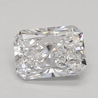 Premium 0.61 CT Radiant Shape D Color SI1 Clarity Lab grown Diamond For Lost Hours