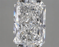 Excellent 3.11 CT Radiant Shape E Color SI1 Clarity Lab grown Diamond For After Her