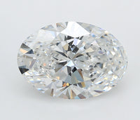 Hot Selling 4.08 CT Oval Shape D Color VVS2 Clarity Lab grown Diamond For One Wish