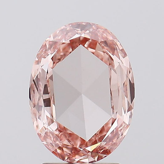 Dazzling 2.49 CT Rose Cut Shape Fancy Intense Pink Color VS1 Clarity Moissanite Diamond For Surprise Ring