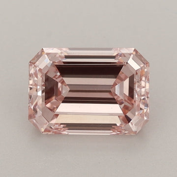 Luxury Of 1.73 CT Emerald Shape Fancy Intense Pink Color VS2 Clarity Lab Grown Diamond For New Dawn
