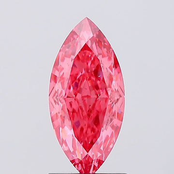 Dazzling Of 1.53 CT Marquise Shape Fancy Vivid Pink Color VS2 Clarity Lab Grown Diamond For Bright Echo