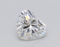 Luxury Of 0.52 CT Heart Shape D Color VS1 Clarity Lab Grown Diamond For Soft Truth