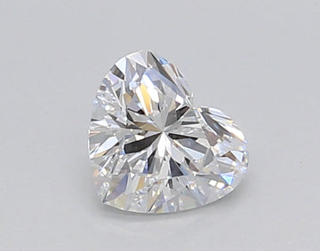 Luxury Of 0.52 CT Heart Shape D Color VS1 Clarity Lab Grown Diamond For Soft Truth