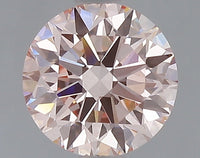 Luxury 1.09 CT Round Shape Fancy Pink Color VS1 Clarity Moissanite Diamond For Cocktail Ring