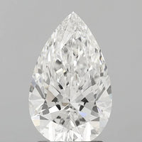 Affordable 1.59 CT Pear Shape E Color VS1 Clarity Moissanite Diamond For Cocktail Ring