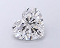 Timeless Of 1.58 CT Heart Shape D Color VS1 Clarity Lab Grown Diamond For Slow Fire
