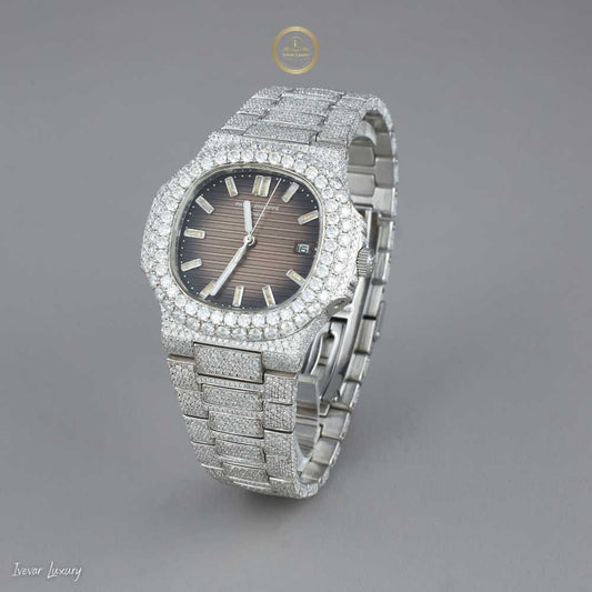 Moissanite Diamond Iced-Out Luxury Watch by Ivevar