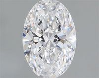 Luxury 1.58 CT Oval Shape D Color VVS1 Clarity Lab grown Diamond For Special One Ring