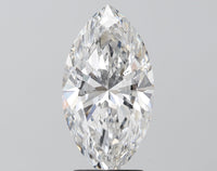 Minimalist 3.01 CT Marquise Shape F Color SI1 Clarity Moissanite Diamond For Wedding Ring