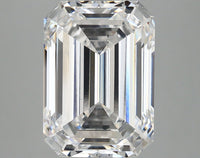 Sustainable 5.08 CT Emerald Shape D Color VS2 Clarity Lab grown Diamond For Birthday Ring
