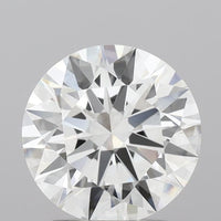 Luxury 2.07 CT Round Shape D Color VS2 Clarity Moissanite Diamond For Cocktail Ring