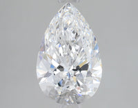 Luxury 2.08 CT Pear Shape D Color VS2 Clarity Moissanite Diamond For Cocktail Ring