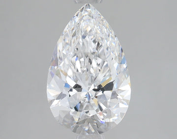Luxury 2.08 CT Pear Shape D Color VS2 Clarity Moissanite Diamond For Cocktail Ring