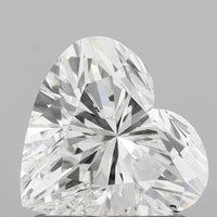 Shiny E Color Heart Shape 1.03 CT VS2 Clarity Lab grown Diamond For Wedding Ring