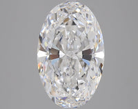 Luxury 4.11 CT Oval Shape D Color VVS1 Clarity Lab grown Diamond For Wedding  Ring