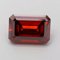 Experience Luxury Of 2.71 CT Emerald Shape Fancy Deep Orange Color VS2 Clarity Lab Grown Diamond For That Whisper