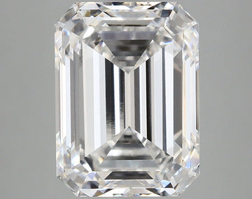 Luxury 5.08 CT Emerald Shape D Color VS1 Clarity Lab Grown Diamond For Soft Truth