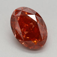 luxury Of 1.51 CT Oval Shape Fancy Vivid Pink Color VS2 Clarity Lab Grown Diamond For After Light