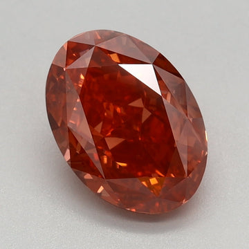 luxury Of 1.51 CT Oval Shape Fancy Vivid Pink Color VS2 Clarity Lab Grown Diamond For After Light