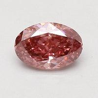 Latest Of 0.75 CT Oval Shape Fancy Vivid Pink Color VS1 Clarity Lab Grown Diamond For Someone
