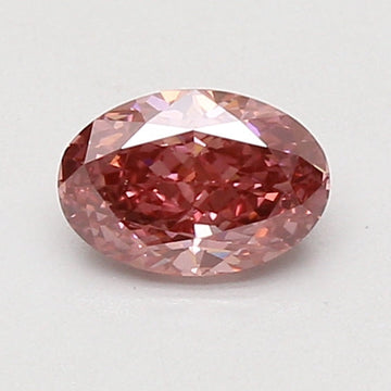 Latest Of 0.75 CT Oval Shape Fancy Vivid Pink Color VS1 Clarity Lab Grown Diamond For Someone