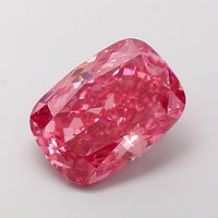 Ultimate 3.44 CT Cushion Shape Fancy Vivid Pink Color VS1 Clarity Moissanite Diamond For Wedding Ring