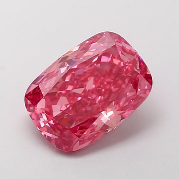 Ultimate 3.44 CT Cushion Shape Fancy Vivid Pink Color VS1 Clarity Moissanite Diamond For Wedding Ring