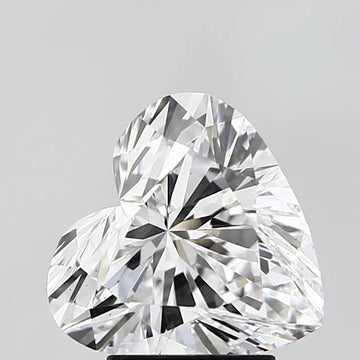 Top Quality Of 3.09 CT Heart Shape D Color VS1 Clarity Moissanite Diamond For Soft Glow