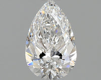 Luxury 0.97 CT Pear Shape D Color VS1 Clarity Lab Grown Diamond For First Rain