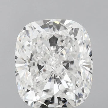 Luxury 4.03 Ct Cushion Cut E Color VS1 Clarity Moissanite Diamond For Ring