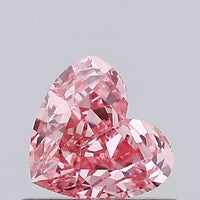 Premium 0.36 CT Heart Shape Fancy Vivid Pink Color VVS2 Clarity Moissanite Diamond For Surprise Ring