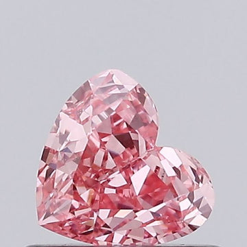Premium 0.36 CT Heart Shape Fancy Vivid Pink Color VVS2 Clarity Moissanite Diamond For Surprise Ring