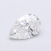Custom Luxury 0.49 CT Pear Shape E Color VS1 Clarity Lab Grown Diamond For Slow Fire