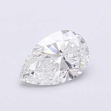 Custom Luxury 0.49 CT Pear Shape E Color VS1 Clarity Lab Grown Diamond For Slow Fire