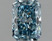 Excellent Radiant Shape 1.02 CT Fancy Vivid Blue Color VS1 Clarity Moissanite Diamond For Wedding Ring