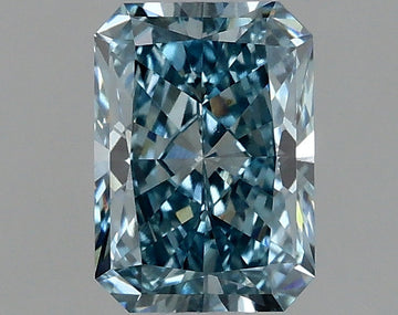 Excellent Radiant Shape 1.02 CT Fancy Vivid Blue Color VS1 Clarity Moissanite Diamond For Wedding Ring