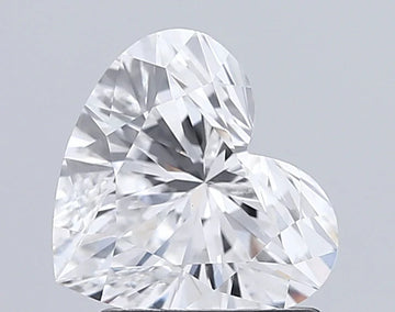 Luxury Of 1.53 CT Heart Shape D Color VS1 Clarity Moissanite Diamond For Gold Light