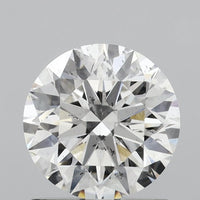 Trendy 1.13 CT Round Shape F Color SI2 Clarity Lab Grown Diamond For the Past Blue
