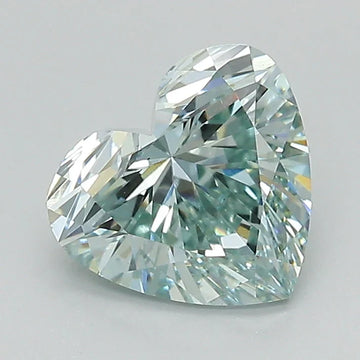 Luxury Of 1.53 CT Heart Shape Fancy Intense Green Color VS2 Clarity Moissanite Diamond For New Song
