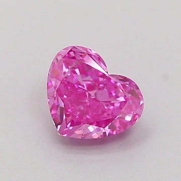 Fine 0.58 CT Heart Shape Fancy Vivid Purple Color VS1 Clarity Moissanite Diamond For Anniversary Ring