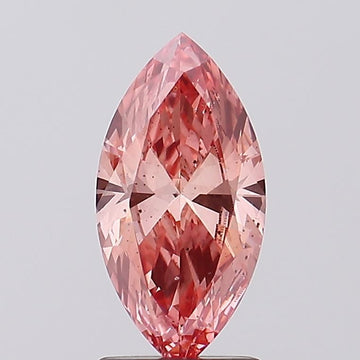 Unique Marquise Shape Fancy Vivid Pink Color 1.47 CT SI1 Clarity Moissanite Diamond For Surprise Ring