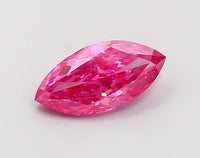 Beautiful Fancy Vivid Pink Color 1.35 CT Marquise Shape VVS2 Clarity Lab grown Diamond For Surprise Ring