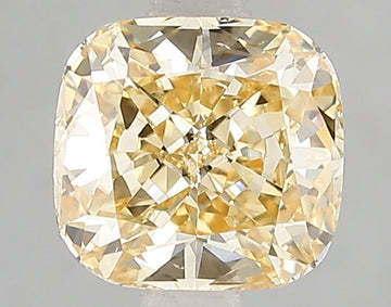 Stylish 2.02 CT Cushion Shape Fancy Intense Yellow Color VS2 Clarity Lab Grown Diamond For True Way